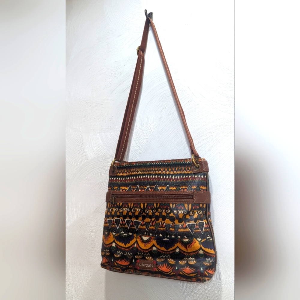 Hidden Elephant Mandala Crossbody Purse